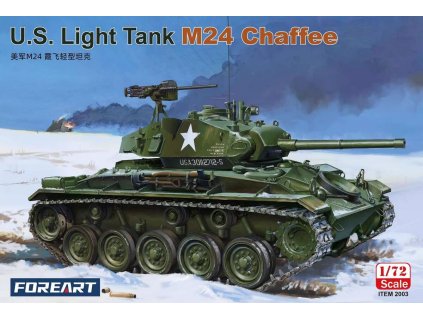 M24 Chaffee Light Tank 1:72 40 2510