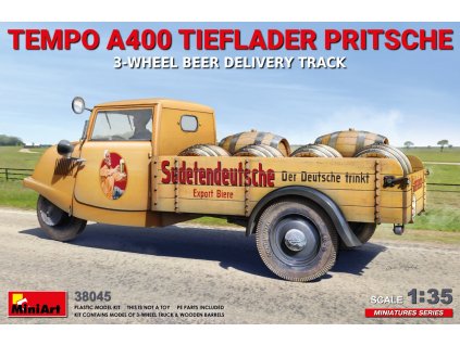 Tempo A400 Tieflader pritsche 3-wheel beer delivery truck 40 2553