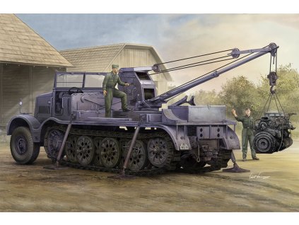 Schwerer Zugkraftwagen 18 t with 6 t Billstein-Crane, Sd.Kfz.9/1 1:35 40 373