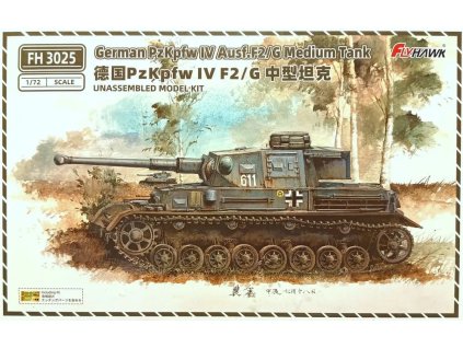 German PzKpfw IV Ausf.F2/G Medium Tank 1:72 40 449