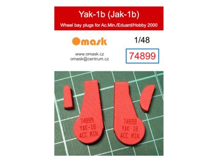 74899 1/48 Jak-1b wheel bay plugs (for Accurate Miniatures/Eduard/Hobby 2000) 40 778