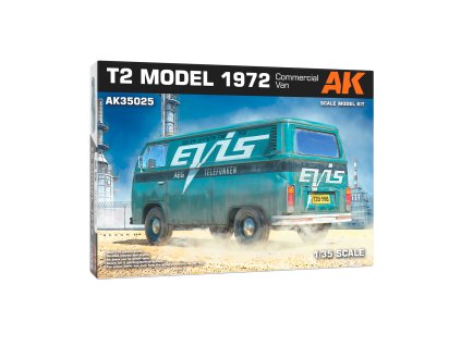T2 MODEL 1972 COMMERCIAL VAN 1:35 40 796