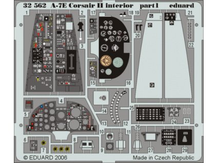 A-7E interior 1:32 Trumpeter 40 14793