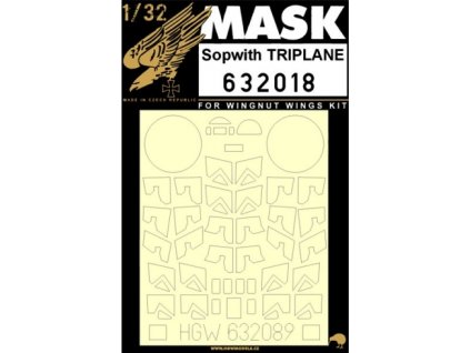 Sopwith Triplane 1:32 masky 40 13890