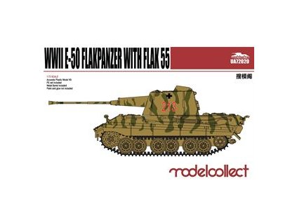 Germany WWII E-50 Flakpanzer with FLAK 55 40 11989