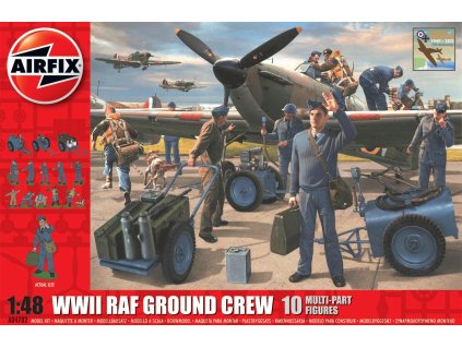 WWII RAF Ground Crew 10 Multi-Part Figures 1:48 40 11748