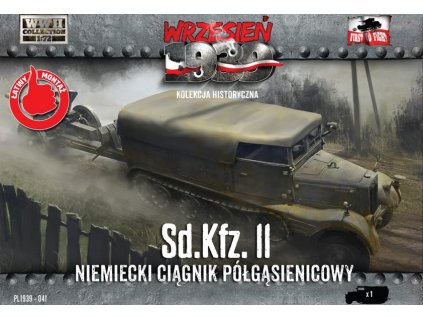 Sd.Kfz. 11 Německý polopásový tahač 1:72 40 10757