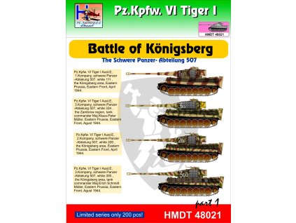 Pz. Kpfw. VI Tiger I - Battle of Konigsberg - Abteilung 507 40 9697