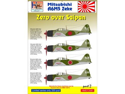 Mitsubishi A6M5 Zeke Zero over Saipan part 2 40 9667