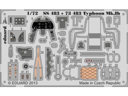 Typhoon Mk. Ib S. A. 1/72  lept 40 9015