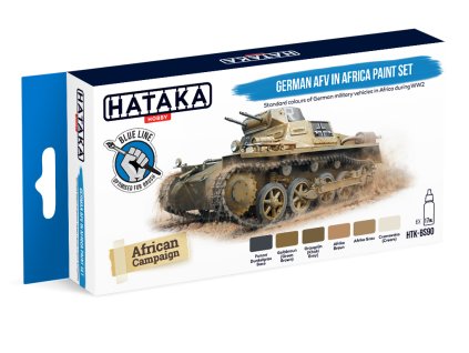 German AFV in Africa Paint Set, sada barev 40 8932