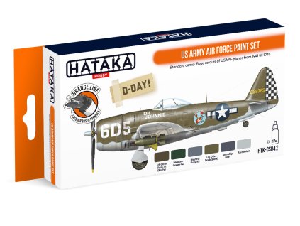 US Army Air Force Paint Set, sada barev 40 8892