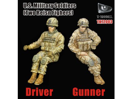 U.S. Military Soldiers (Two Resin Fighters) 40 8384