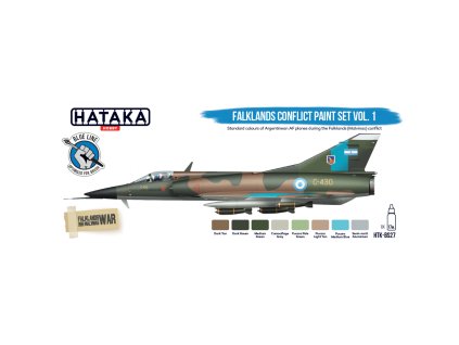 Falkland Conflict Paint Set Vol. 1, sada barev 40 8003