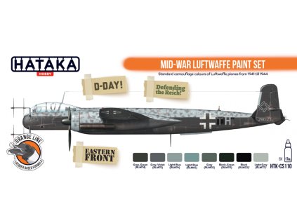 Mid-War Luftwaffe paint set, set barev 40 7788