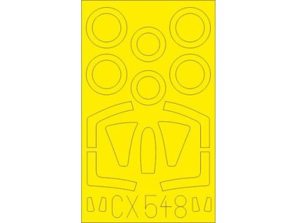 Super Mystere B.2 1/72  mask 40 7620