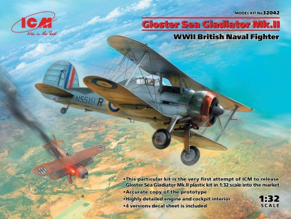 Sea Gloster Gladiator Mk.II,  British Naval Fighter 40 7550
