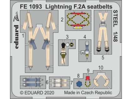 Lightning F.2A upínací pásy OCEL lept 40 7493