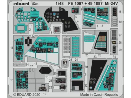 Mi-24V 1/48  ,  lept 40 7381