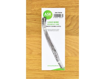 Lead Wire - Round O 1 mm x 120 mm (14 pcs) 40 6454