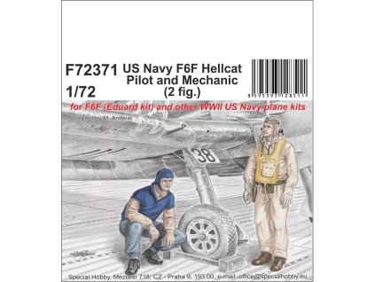 US Navy F6F Hellcat Pilot and Mechanic 40 6335