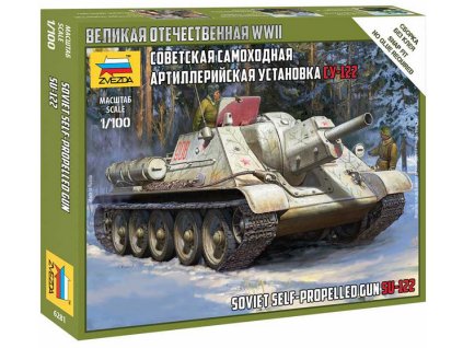 Soviet Self Propelled Gun SU-122 (1:100) 40 6304