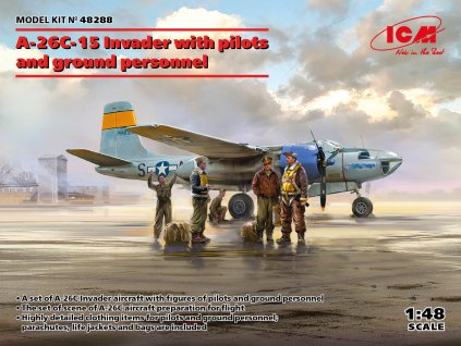 A-26C-15 Invader w/pilots and ground personnel 40 4668