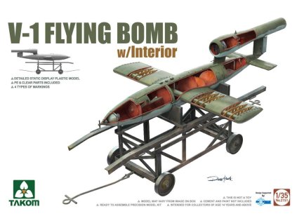 V-1 Flying Bomb w/Interior 1:35 40 4645