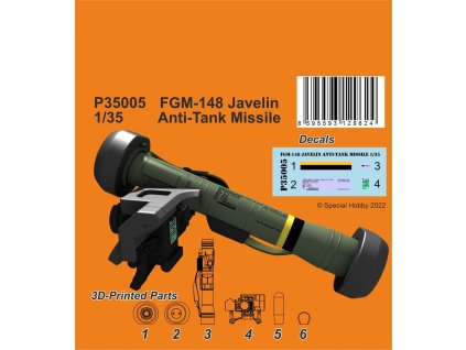 FGM-148 Javelin Anti-Tank Missile 1/35 40 4556