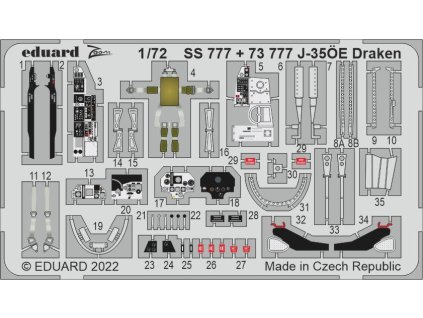 J-35OE Draken 1/72 40 4493