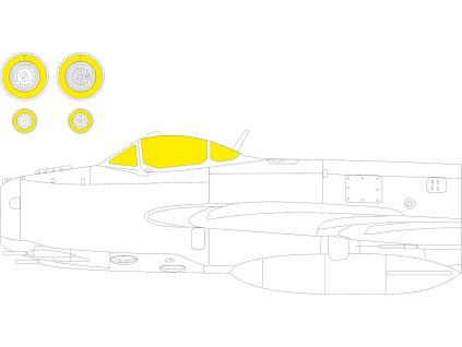 MiG-17F 1/48 mask 40 3775