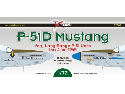 North-American P-51D Mustang VLR Units Iwo Jima 1945 1:72 40 3673