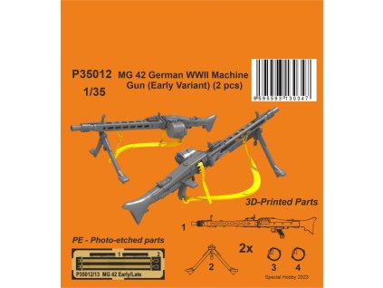 MG 42 German WWII Machine Gun (Early Variant) 40 3284