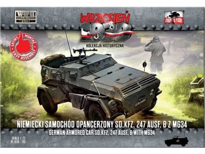 Sd.Kfz.247 Ausf.B with MG34 1:72 40 3148