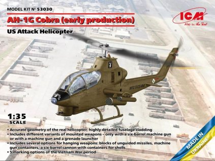 AH-1G Cobra Early production 5x camo 1:35 40 3036