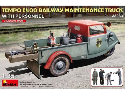 Tempo E400 Railway Maintenance Truck w/Personnel 40 2905