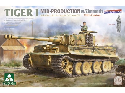 TIGER I MID-PROD. w/ZIMMERIT Pz.Kpfw.VI Otto Carius 40 2517