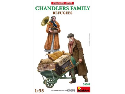 Refugees - Chandlers Family (2 fig.& luggage) (1:35) 40 2487