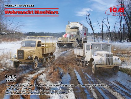 Wehrmacht Maultiers - DIORAMA SET (3 kits) 1:35 40 2463