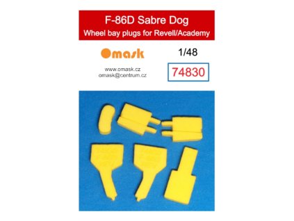 74830 1/48 F-86D Sabre Dog wheel bay plugs (for Revell/Academy) 40 2232