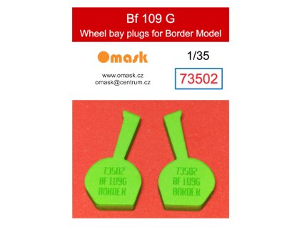 73502 1/35 Bf 109 G wheel bay plugs (for Border Model) 40 2257