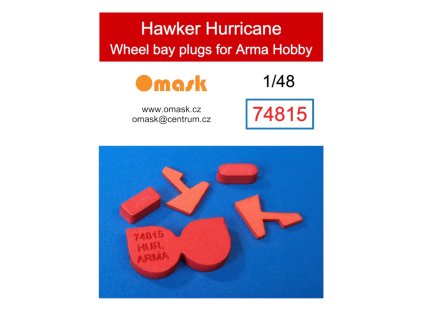 74815 1/48 Hawker Hurricane wheel bay plugs (for Arma Hobby) 40 2272