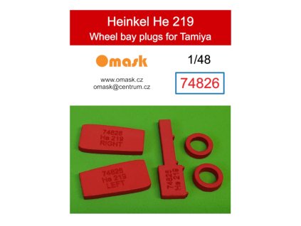 74826 1/48 Heinkel He 219 wheel bay plugs (for Tamiya) 40 2283