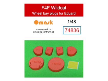 74836 1/48 F4F Wildcat wheel bay plugs (for Eduard) 40 2293