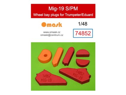 74852 1/48 Mig-19 S/PM wheel bay plugs (for Trumpeter/Eduard) 40 2309