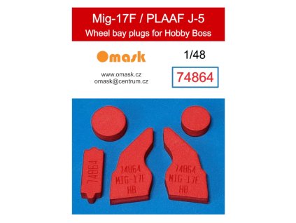 74864 1/48 Mig-17F / PLAAF J-5 wheel bay plugs (for Hobby Boss) 40 2321