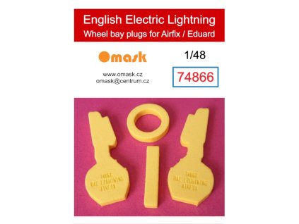 74866 1/48 English Electric Lightning wheel bay plugs (for Airfix/Eduard) 40 2323