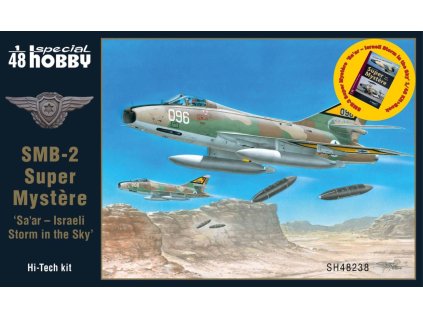 SMB-2 Super Mystere ´Sa´ar - Israeli Storm in the Sky´ 1:48 Kit + kniha 40 2201