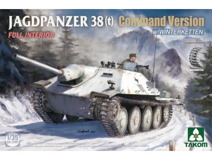 Jagdpanzer 38(t) Hetzer - Command Version with Winterketten 1:35 40 2175