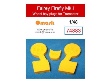 74883 1/48 Fairey Firefly Mk.I wheel bay plugs (for Trumpeter) 40 1919